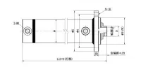 Xi lanh thủy lực tiêu chuẩn HSG có gắn bích